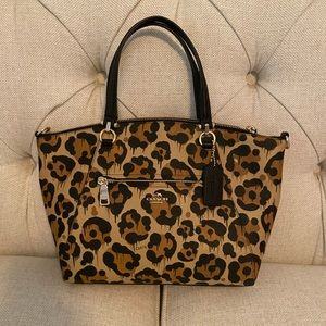 Coach limited edition WILD BEAST print handbag!